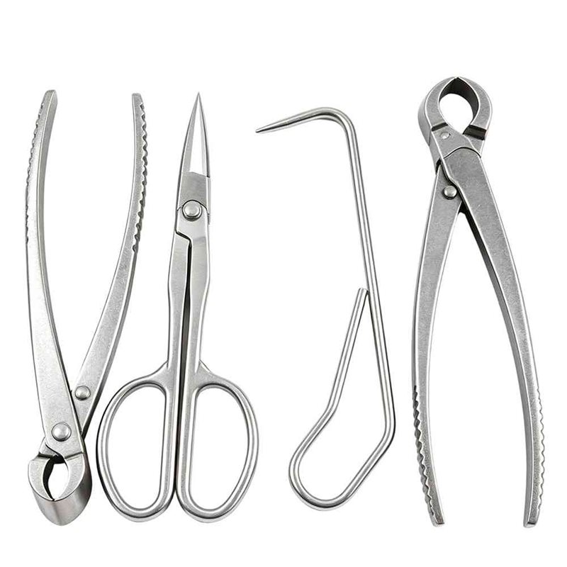 Concave Branch Cutter - SHGO-분재나무 도구 세트(4개), 손잡이형 절단기, 오목형