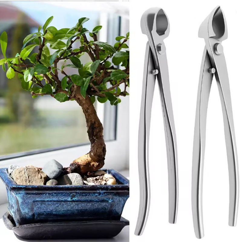 Concave Branch Cutter - 2개 세트 210mm 스테인리스 스틸 분재