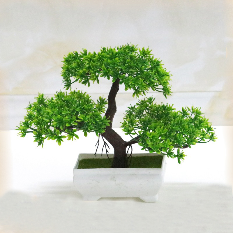 Bonsai Garden For Desk - 인공 분재 플라스틱 바이오닉 가짜 식물