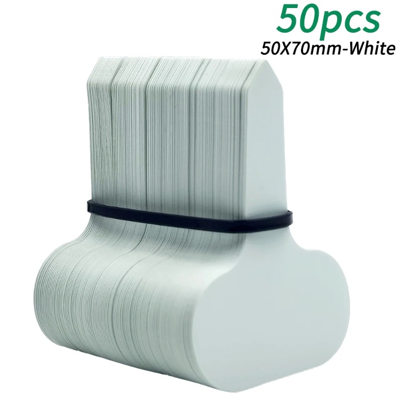 50PCS 정원 식물 라벨 마커 50*70MM 다채로운 - Bonsai Garden Ticket 리뷰 및 가격