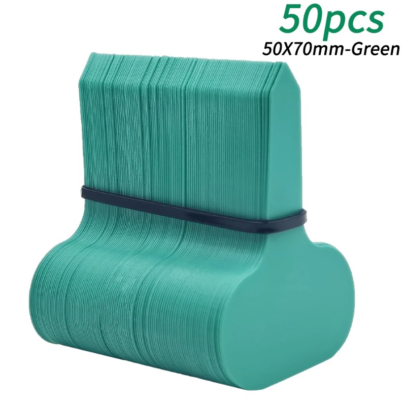 50PCS 정원 식물 라벨 마커 50*70MM 다채로운 - Bonsai Garden Ticket 리뷰 및 가격