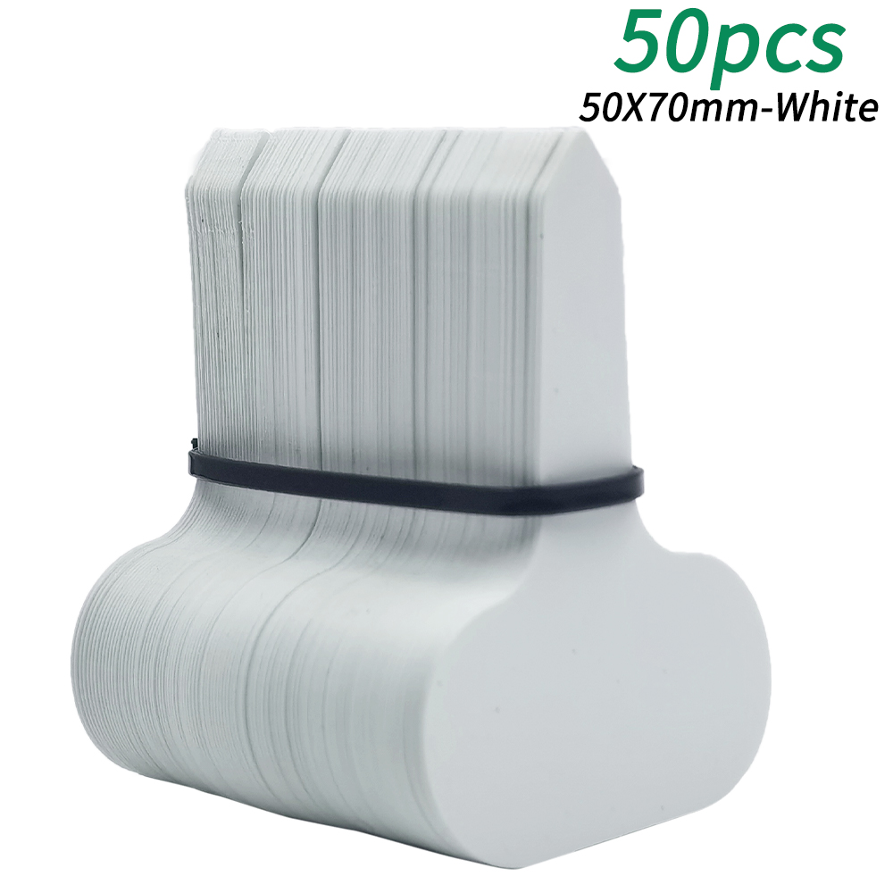 50PCS 정원 식물 레이블 마커 50*70MM 다채로 - Bonsai Garden Ticket 리뷰 및 가격
