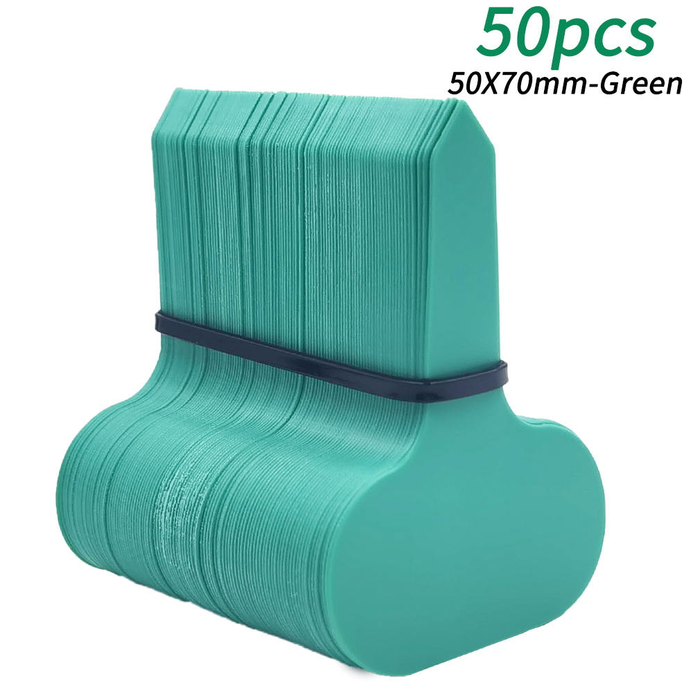50PCS 정원 식물 레이블 마커 50*70MM 다채로 - Bonsai Garden Ticket 리뷰 및 가격