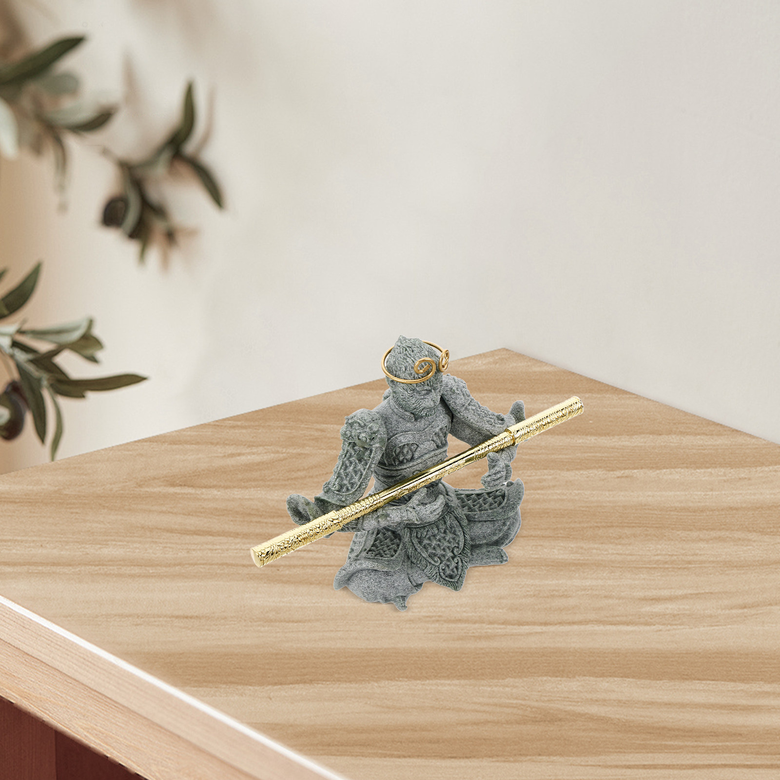 수공예 사암 우콩 조각상, 다도 테이블 장식품, 아시아 - Bonsai Garden For Desk 리뷰 및 가격