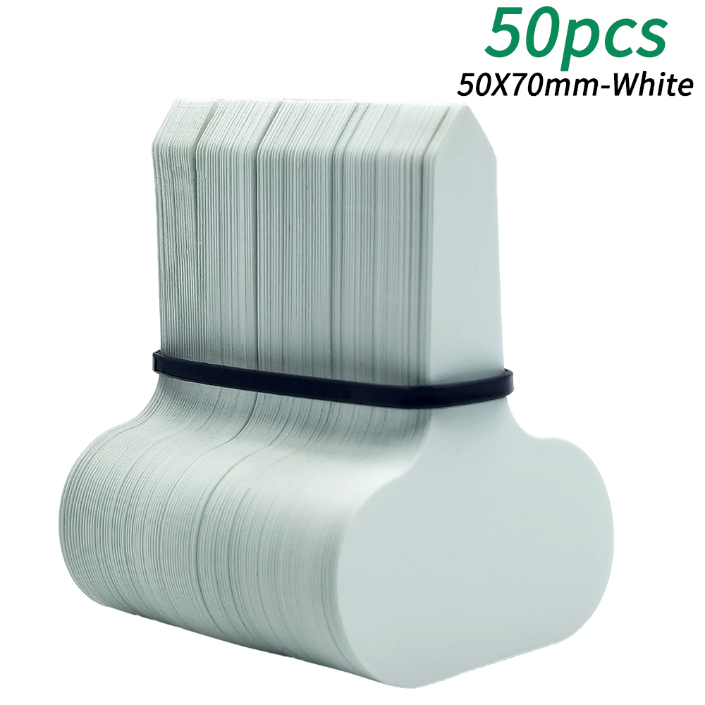 50PCS 정원 식물 레이블 마커 50*70MM 다채로 - Bonsai Garden Ticket 리뷰 및 가격