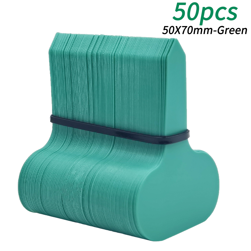 50PCS 정원 식물 레이블 마커 50*70MM 다채로 - Bonsai Garden Ticket 리뷰 및 가격