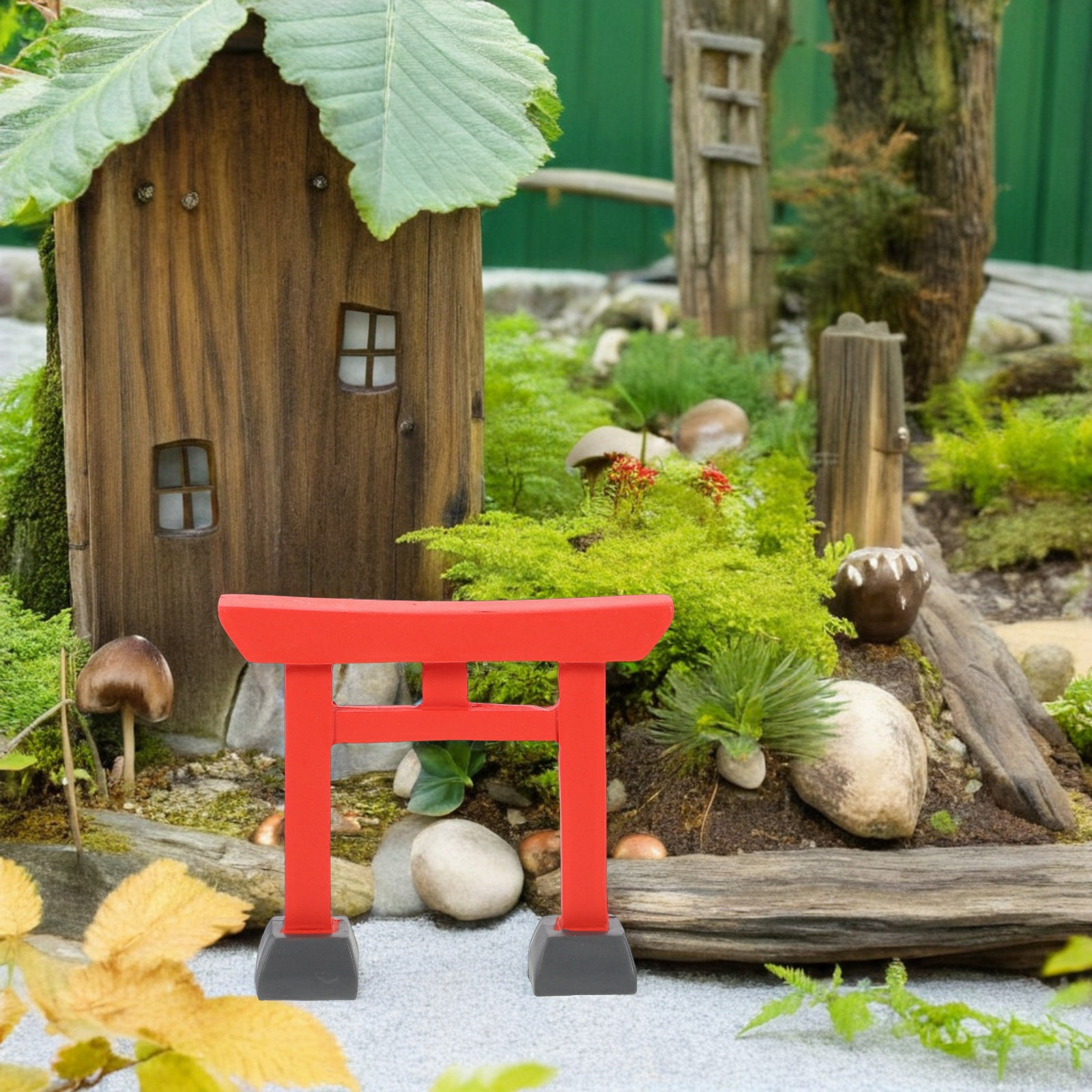 2Pcs 정교하게 제작된 미니 토리이 게이트 수지 장식 - Bonsai Garden For Desk 리뷰 및 가격