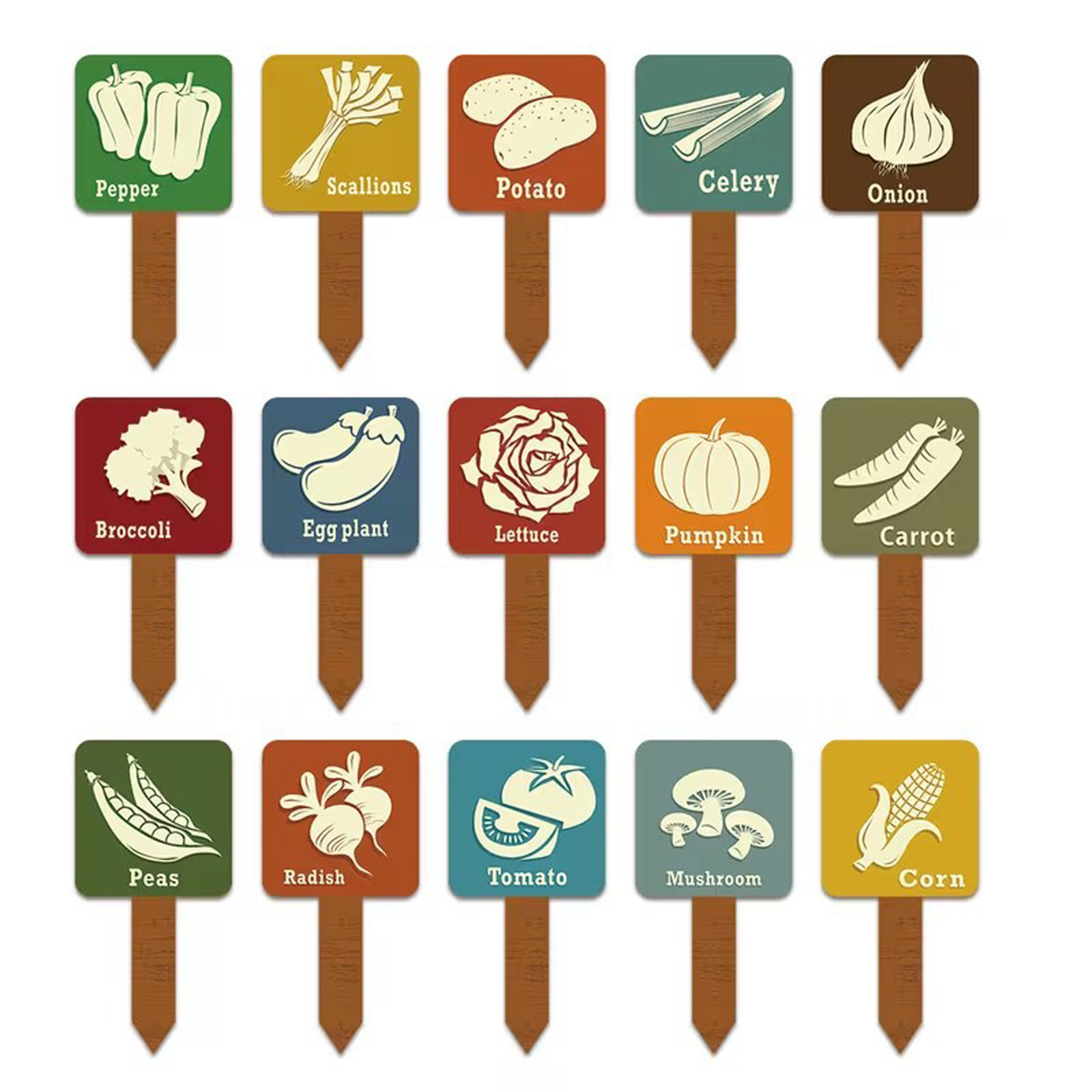 15PCS 나무로 만든 야채밭 식물 표시기 재사용 가능 - Bonsai Garden Ticket 리뷰 및 가격